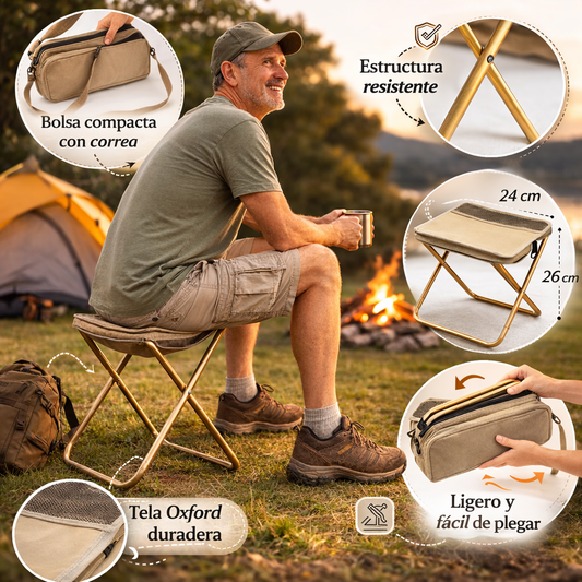 silla plegable / Tu Asiento Portátil Para Cualquier Lugar