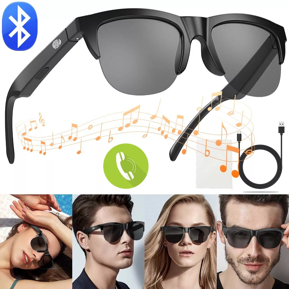 GAFAS SMART CON BLUETOOTH Y AUDIO