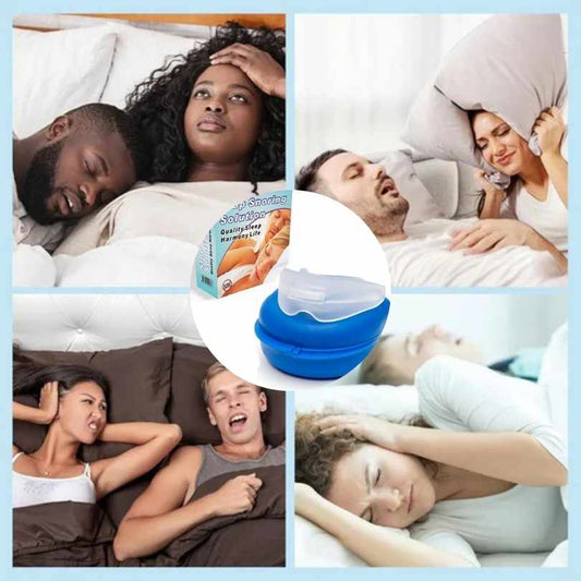 Protector Bucal Doble Anti-Ronquidos y Bruxismo ¡Duerme sin Despertar a tus Seres Queridos!