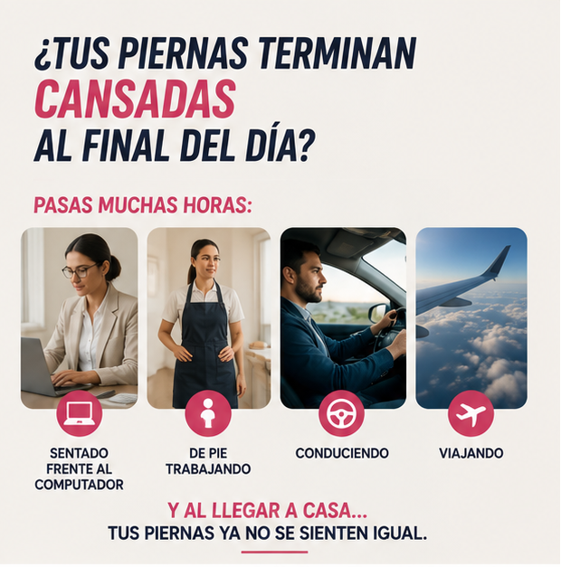 🦵Piernas Más Ligeras y Cómodas Todo el Día|  Medias de Compresión 15-20 mmHg