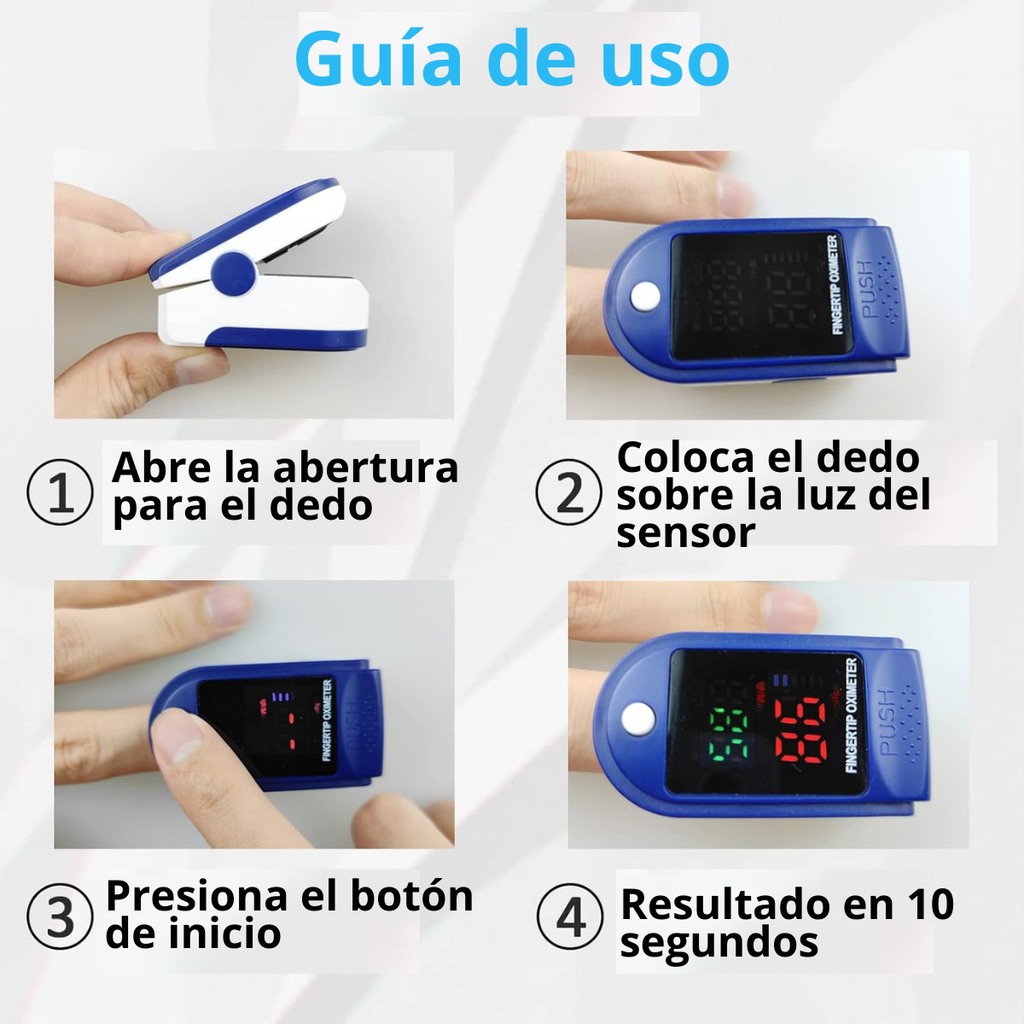 Oxímetro + Tensiómetro En Español