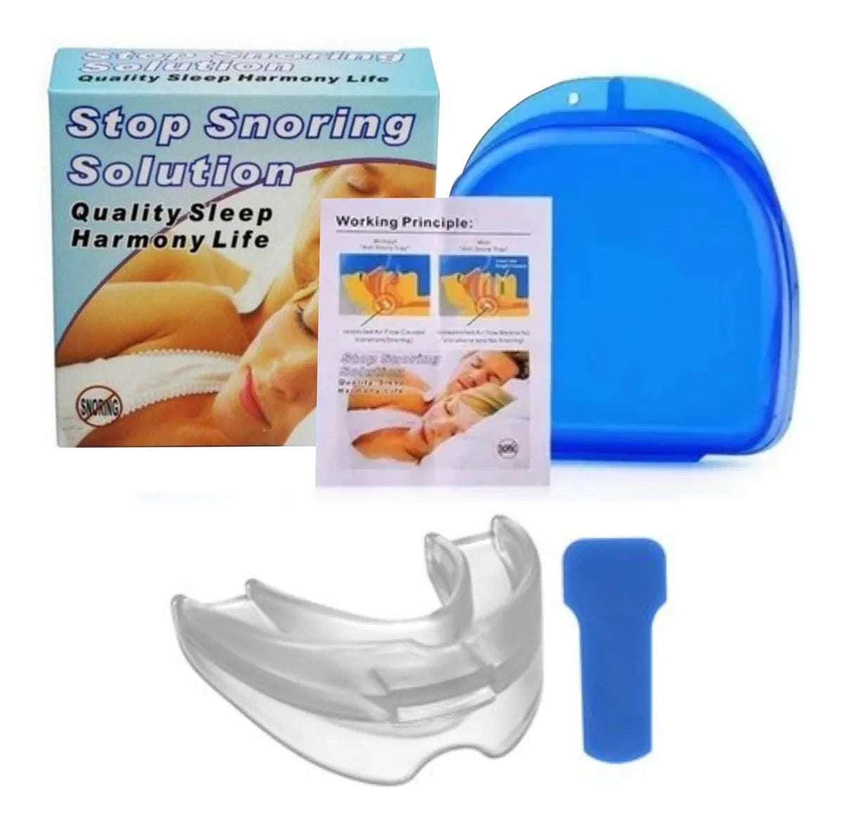 Protector Bucal Doble Anti-Ronquidos y Bruxismo ¡Duerme sin Despertar a tus Seres Queridos!