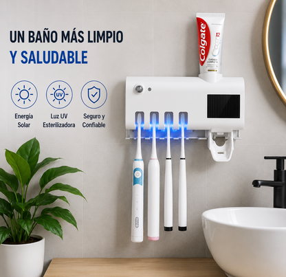 Soporte UV para Cepillos de Dientes | Mantén tu Baño Más Limpio y Organizado en Minutos
