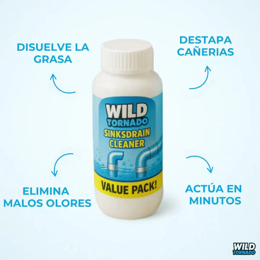 Destapa Cañerías Express 3x1 (250gr c/u) + Envío Gratis