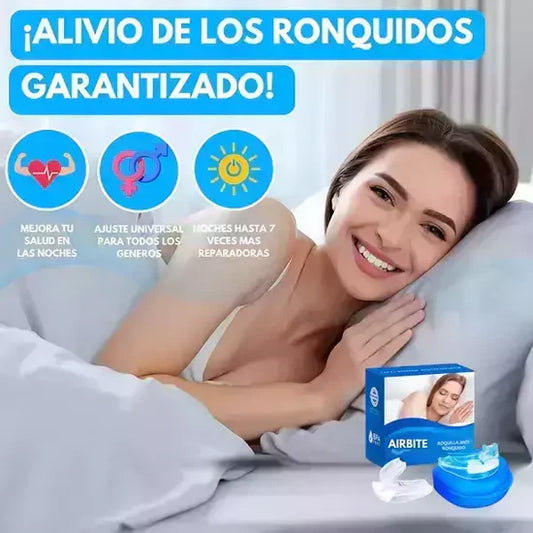 Protector Bucal Doble Anti-Ronquidos y Bruxismo ¡Duerme sin Despertar a tus Seres Queridos!
