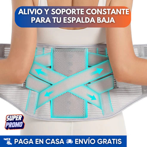 Faja Lumbar MaxSoporte – Alivio constante para tu espalda baja | Sujeción sólida sin sacrificar comodidad