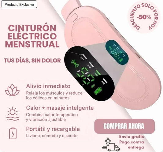 Cinturón de Masaje con Calor – Alivio Instantáneo