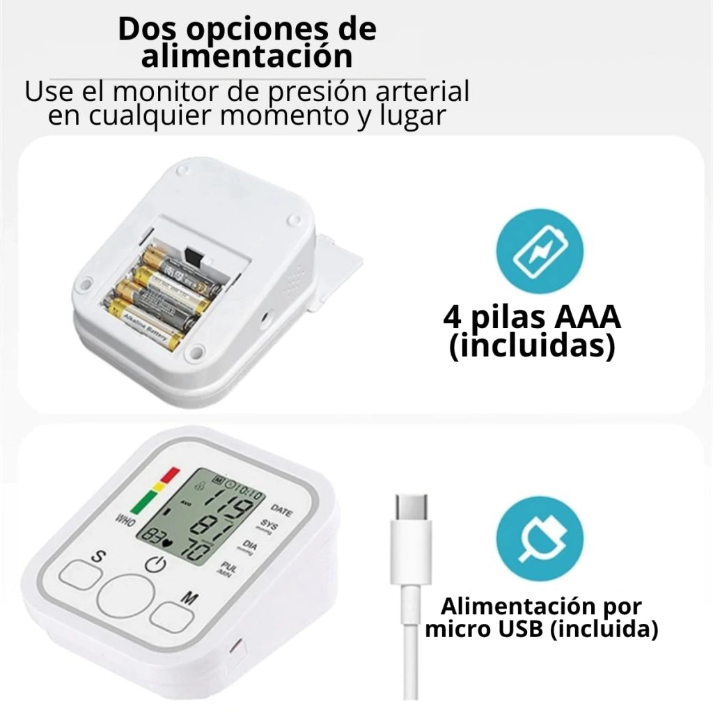 Oxímetro + Tensiómetro En Español