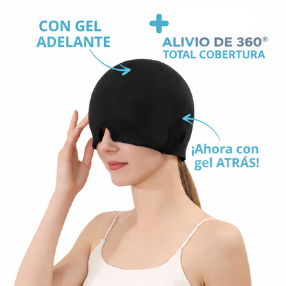 Gorro de Gel para Migraña compresión 360°