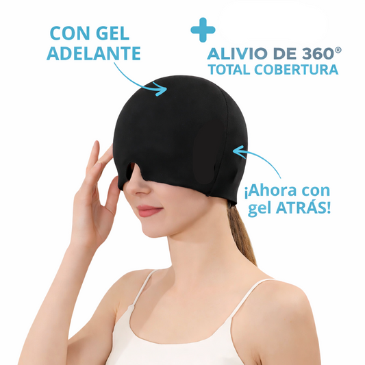Gorro de Gel para Migraña compresión 360°
