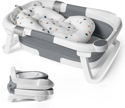 Bañera Plegable para Bebé – Seguridad y Comodidad Máxima – Disfruta de un baño tranquilo cada día