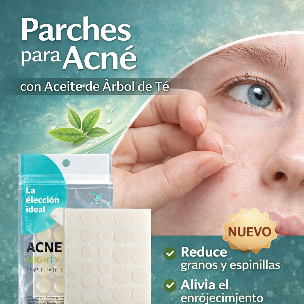 Parches Para Acne DESARROLLADOS CON TECNOLOGÍA HIDROCOLOIDE / PACK X 6 HOJAS
