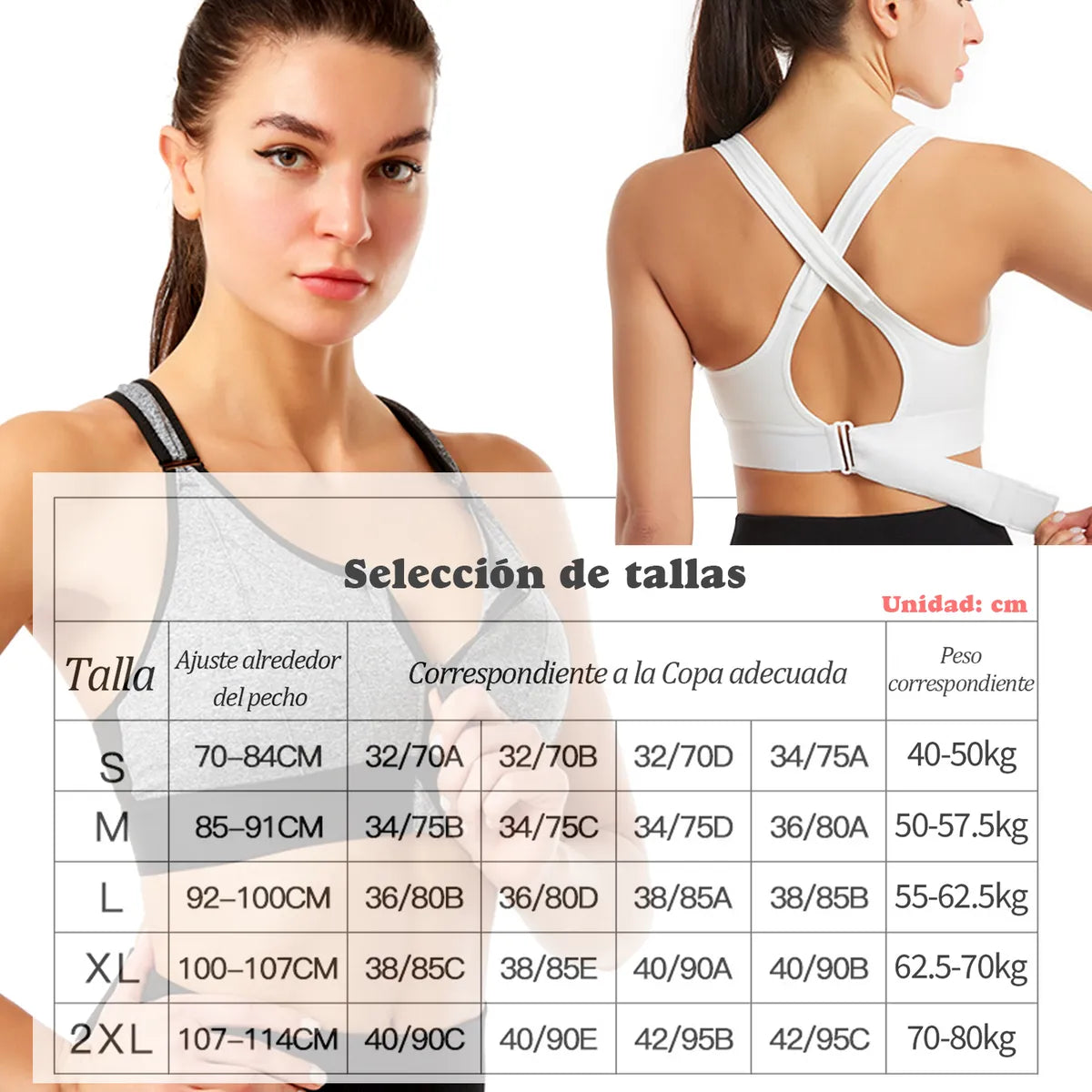 Bracorretor de Postura™ – Realza Ajusta y Controla La presión de Tus senos Y Tu Espalda