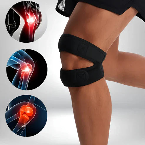 x2 Menisquera Doble Negra / Soporte de Rodilla