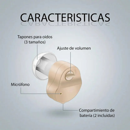 Audífono Amplificador Intraauricular de Alta Calidad