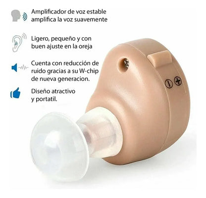 Audífono Amplificador Intraauricular de Alta Calidad