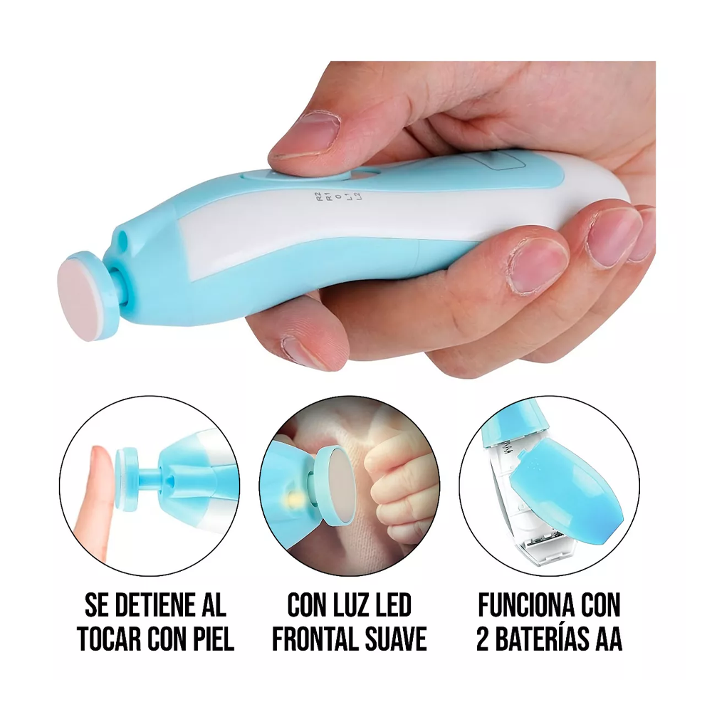 La forma más segura y delicada de cuidar las uñitas de tu bebé / Lima Corta Uñas Bebe Eléctrico