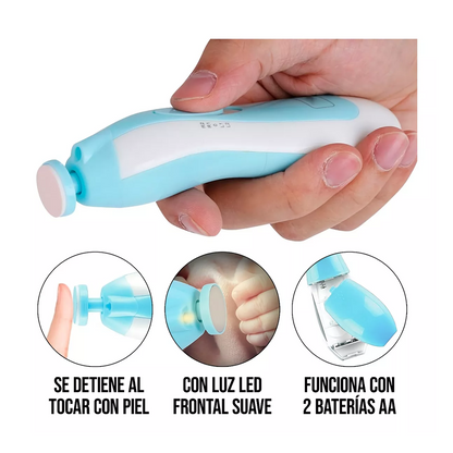 La forma más segura y delicada de cuidar las uñitas de tu bebé / Lima Corta Uñas Bebe Eléctrico