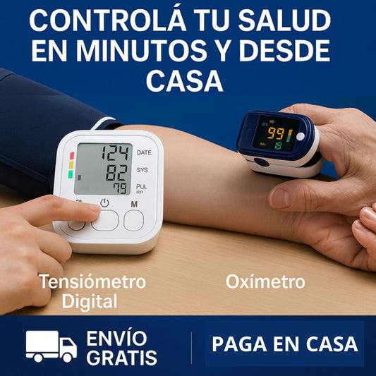 Oxímetro + Tensiómetro En Español