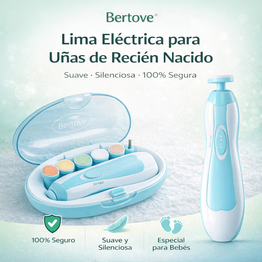 La forma más segura y delicada de cuidar las uñitas de tu bebé / Lima Corta Uñas Bebe Eléctrico