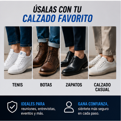 Taloneras Elevadoras +3 cm | Más Altura de Forma Discreta