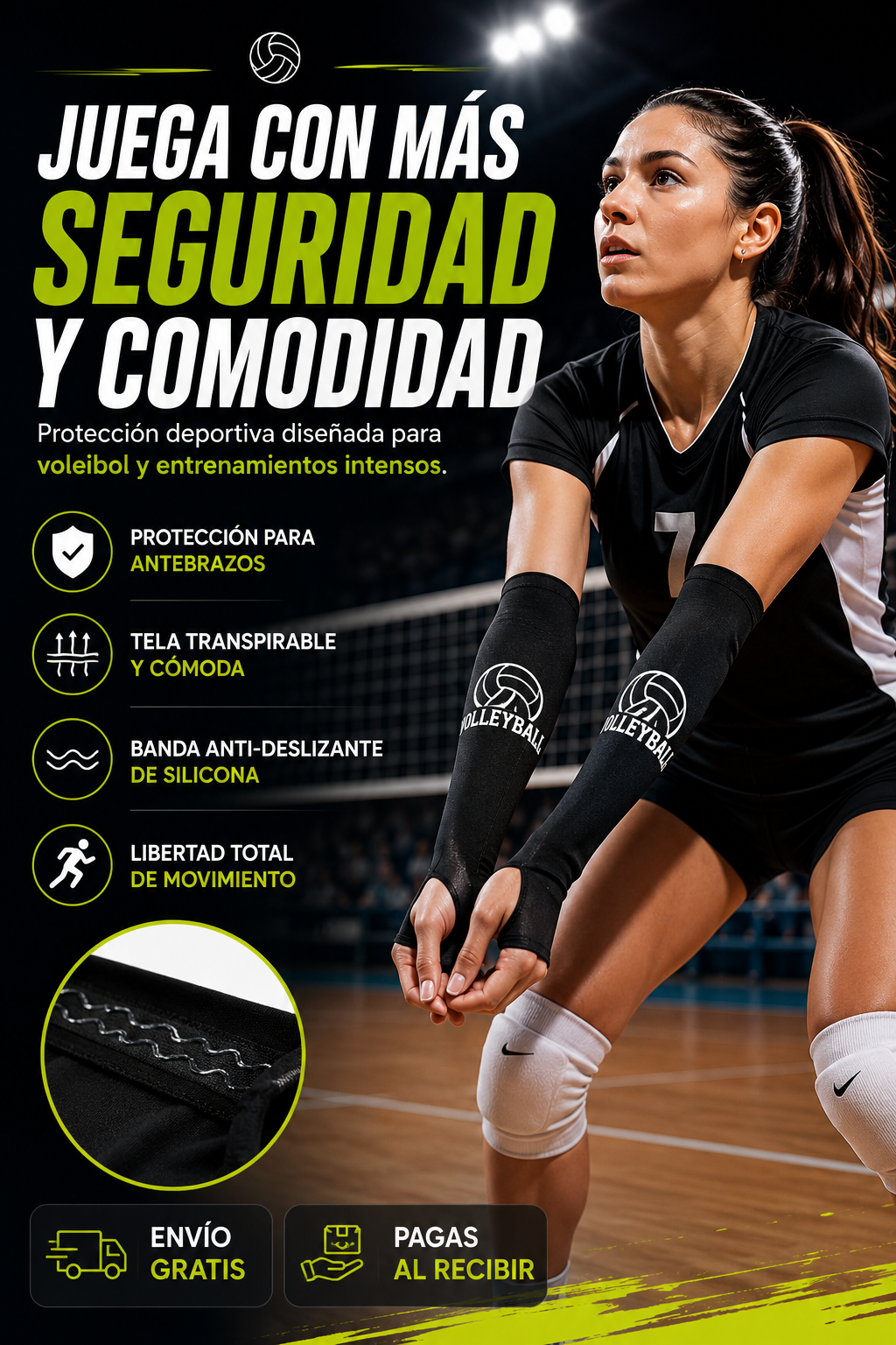 🏐 Mangas Deportivas para Voleibol – Protección y Comodidad en Cada Juego