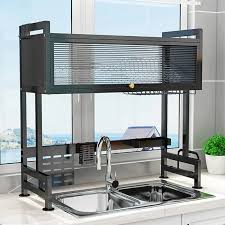 Escurridor y Organizador de platos de Acero con Tapa®