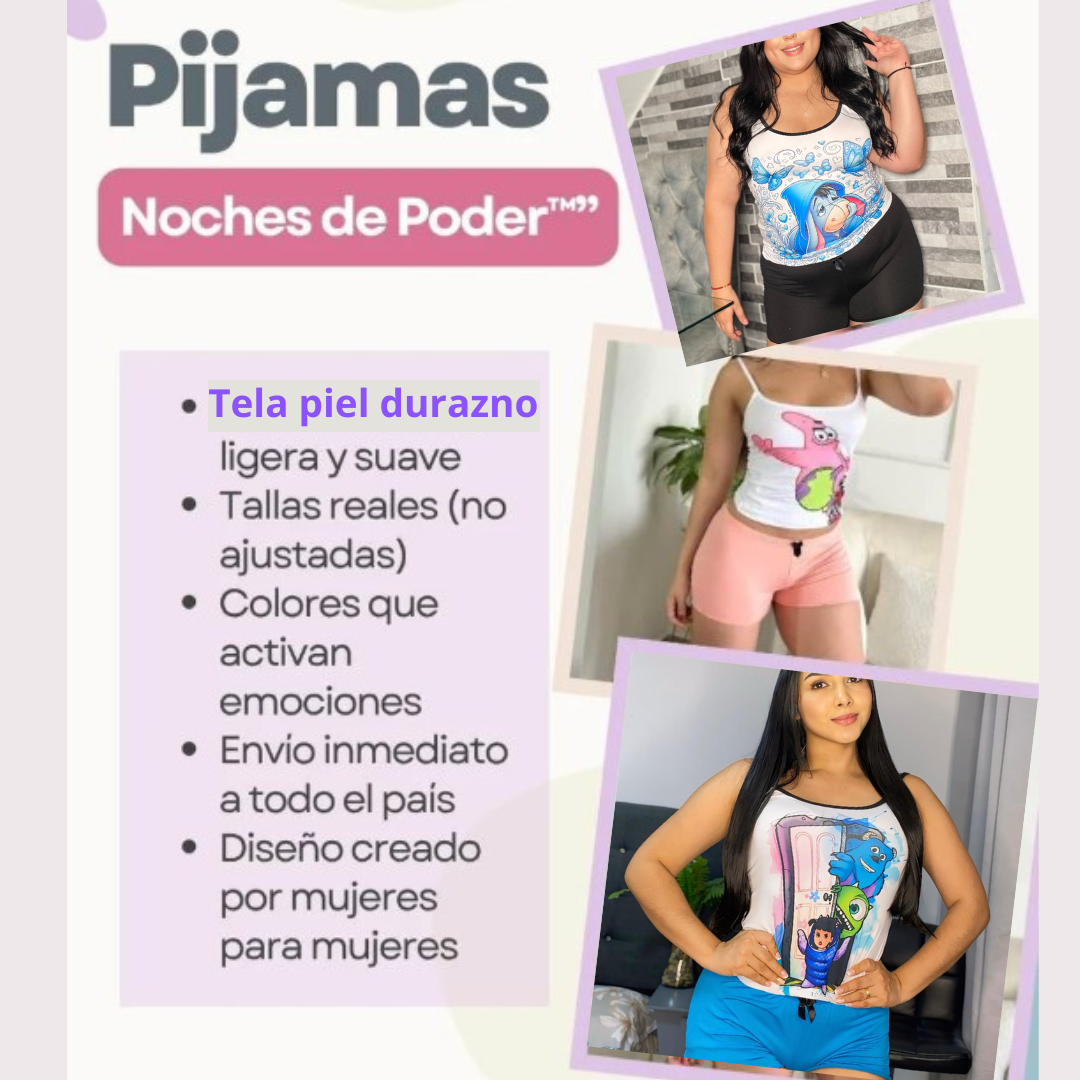 ✨Pijamas para todas las tallas: Sueña cómoda, hermosa y segura ✨