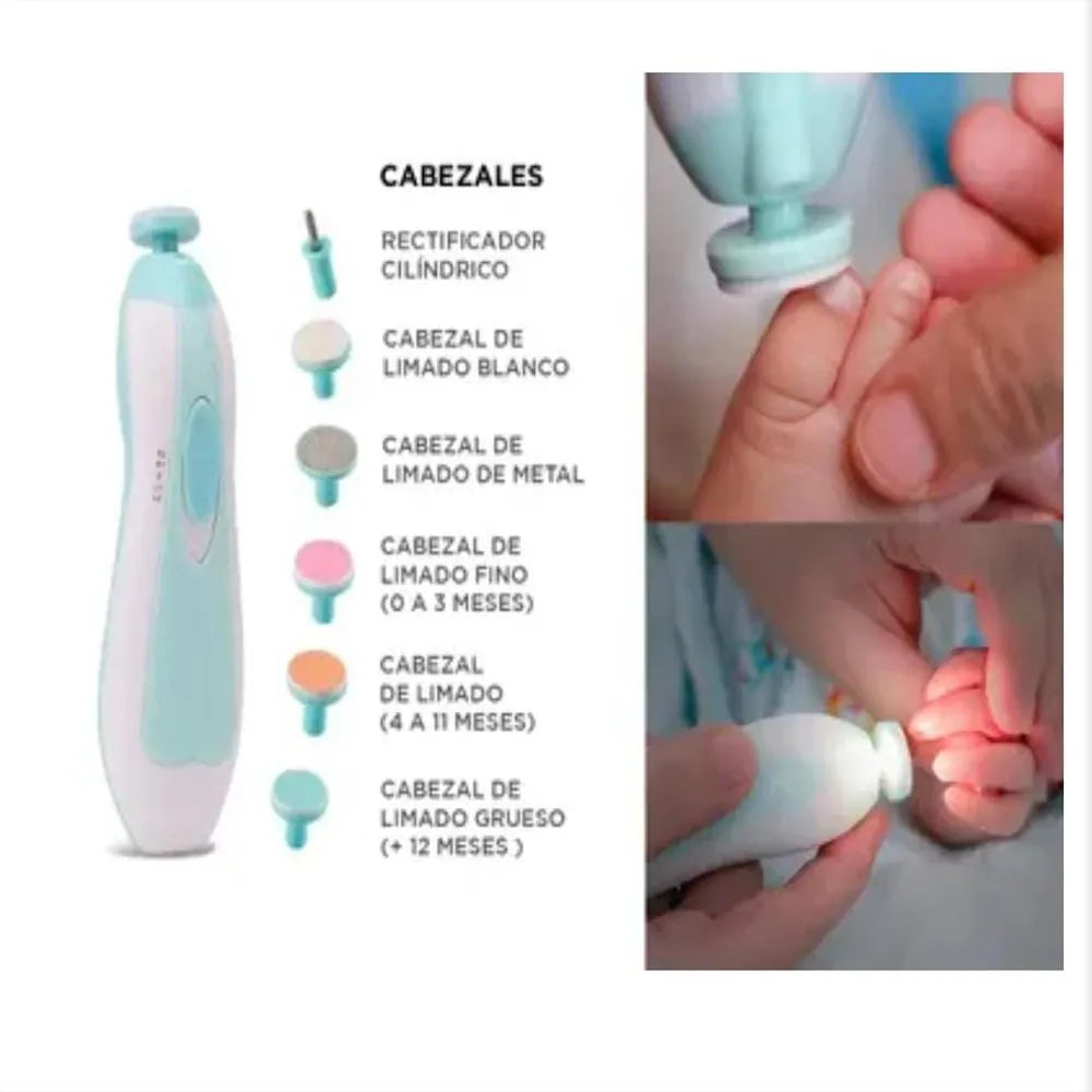 La forma más segura y delicada de cuidar las uñitas de tu bebé / Lima Corta Uñas Bebe Eléctrico